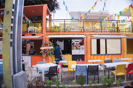 Inside the YelloCube Food Hub