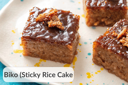 biko (Filipino sticky rice cake)