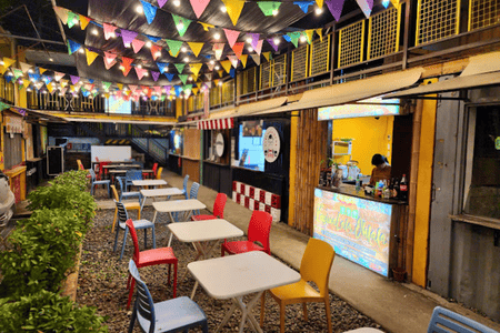 Cute and Instagram-worthy interior of YelloCube