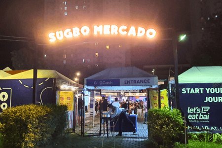 Entrance of Sugbo Mercado (IT Park Night Market) in Cebu City