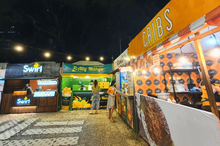 Food stalls at Sugbo Mercado