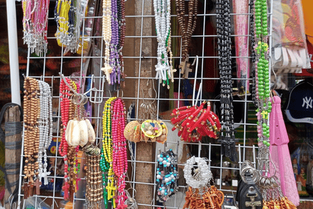 Rosaries and other souvenirs from Simala Shrine
