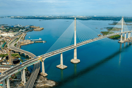 view of Cebu-Cordova Link Expressway