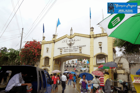 Main entrance of the Simala Shrine