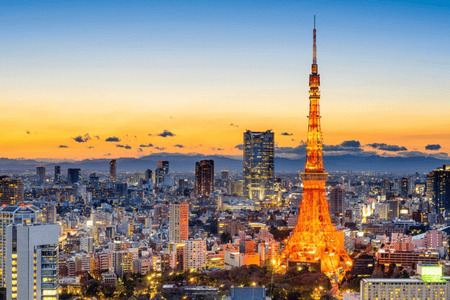 city view of Tokyo