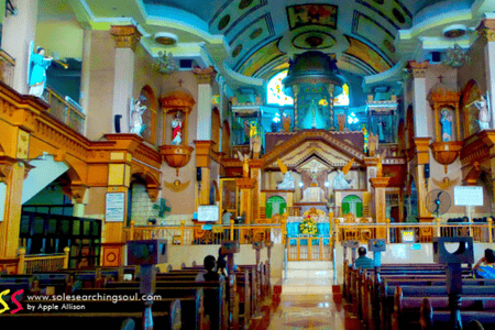 Interior of the Simala Shrine