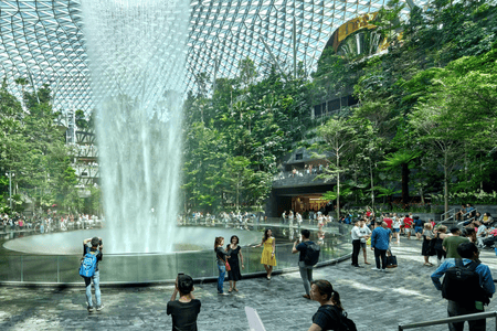 inside Singapore Changi Airport