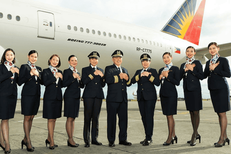 crew of Philippine Airlines