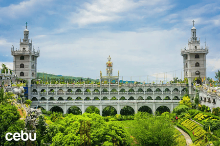 Beautiful facade of the Simala Shrine