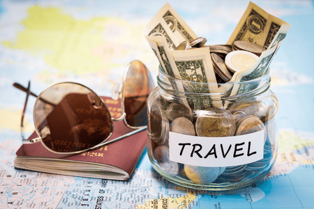 travel savings in a jar