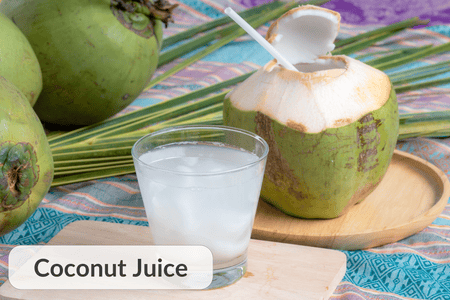 Fresh coconut juice