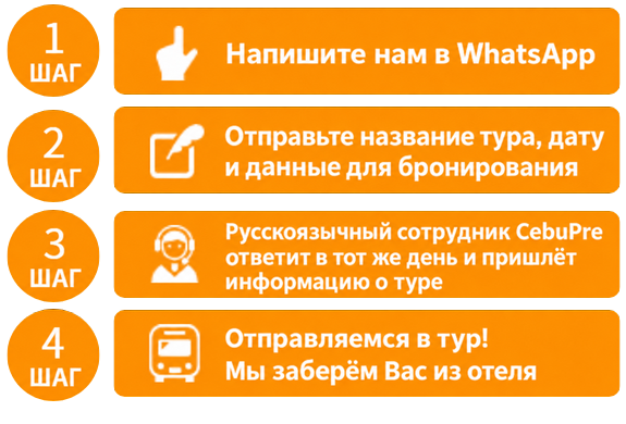 Бронирование тура в 4 шага