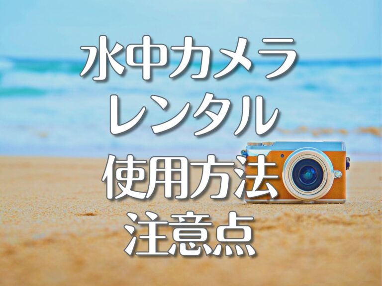 水中カメラの使用方法・注意点│セブ島観光 オプショナルツアー専門